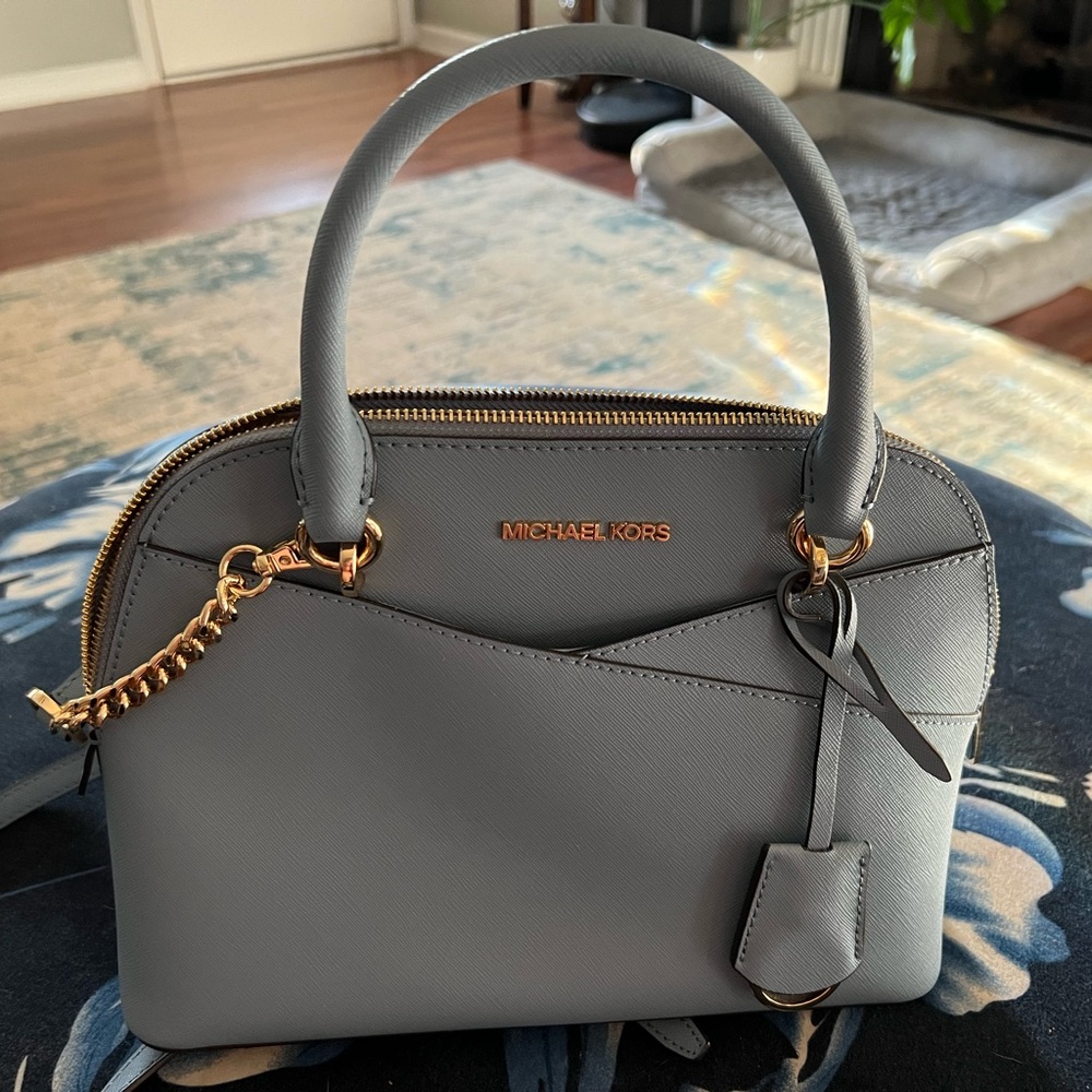 Michael Kors baby blue purse